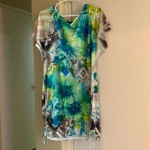 Floral Beach Dress Size L